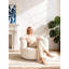 One Seater Compressed Round Curved Sofa Chair-137515551