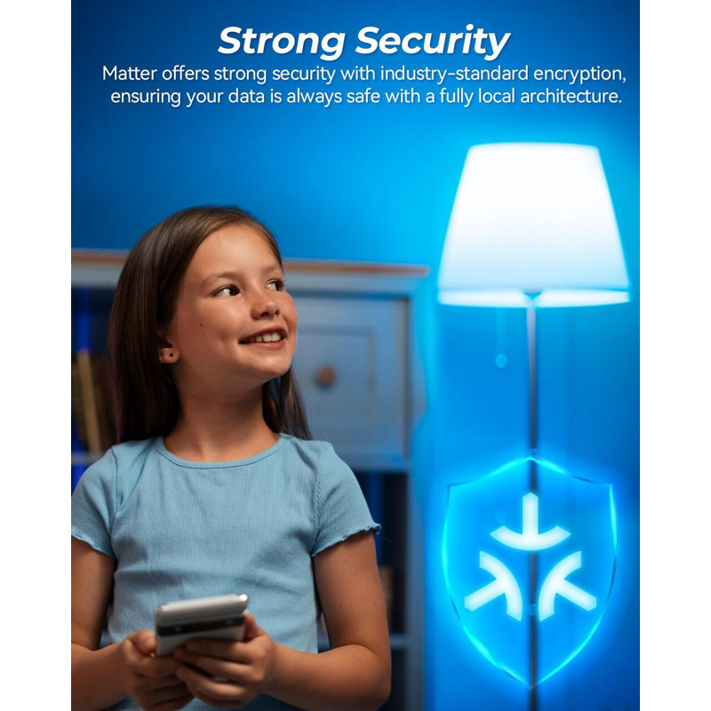 E27 Matter over WiFi Smart Bulb 2-Pack