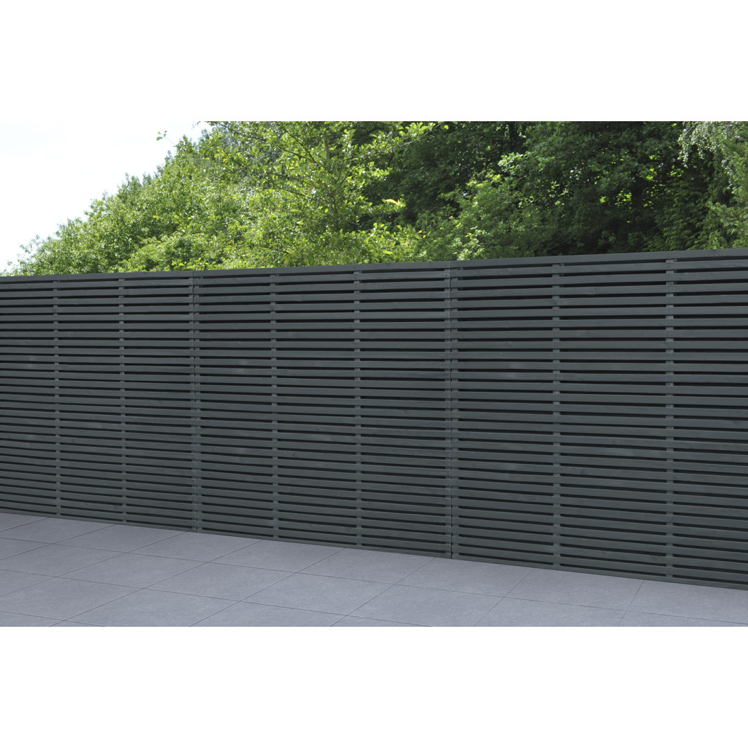 6' x 6' (1.8m x 1.8m) Statted Fence Panel