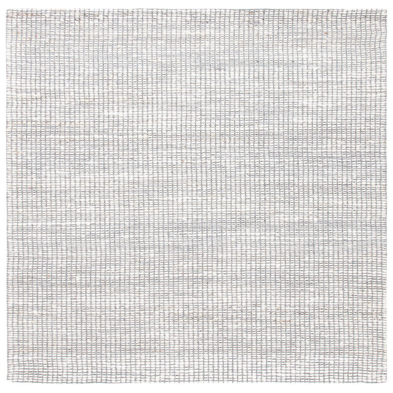 Tapis ivoire tissé à la main Zaragoza, Carré 4 pi