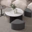 Table basse ronde légère et luxueuse