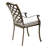 Rectangular 6 - Person Aluminum Dining Set-1440590778