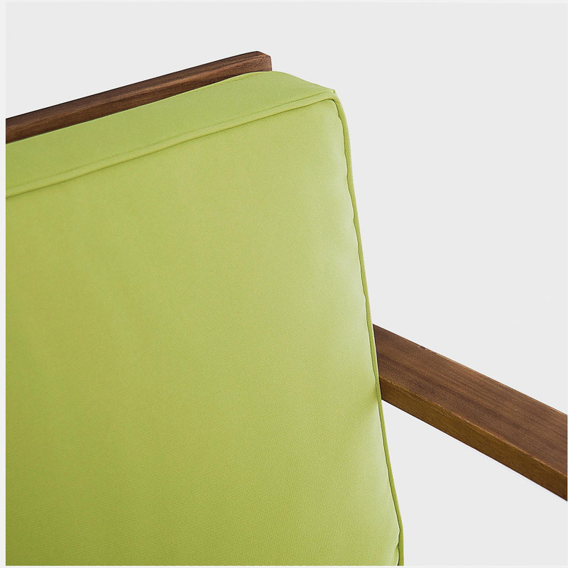 Style de salon, chaise décorative moderne, 1, Naturel, Vert