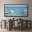 Plage côtière, vagues de l'océan, bleu vif-111176878-98042088