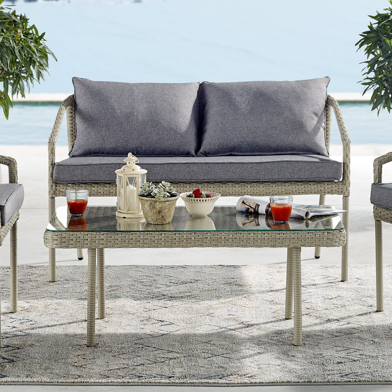 125.1cm Wide Loveseat with Cushions