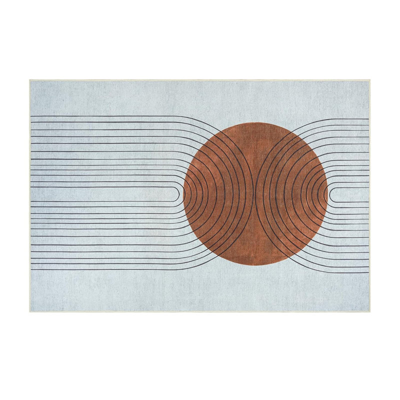 Abstract Area Rug, Rectangle 60 x 110 cm