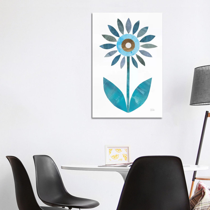 Retro Blooms III by Melissa Averinos - Wrapped Canvas Painting, 101.6 cm H x 66.04 cm W x 1.91 cm D