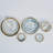 Preciosa Modern Nordic Style Golden Border Marble & Ceramic Tableware Sets