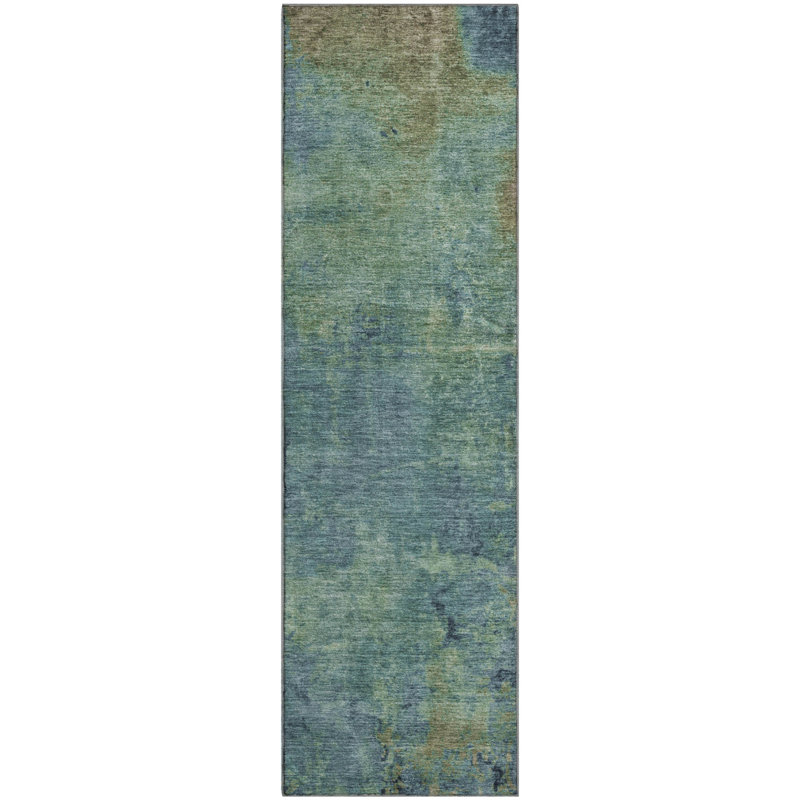 Premium Machine Washable Alijah AMF1287 Modern Rug, Runner 2'3" x 7'6"
