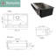 Pro Series 32.5'' L Stainless Steel Farmhouse Single Basin Kitchen Sink