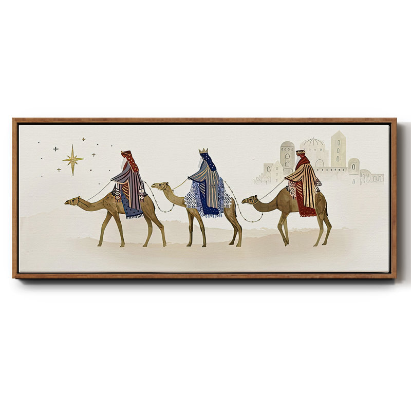 Collection Away in a Manger - Toile encadrée, H 8 po x l 20 po
