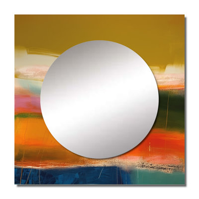 Lanae - Abstract Painting Large Square Mirror For Wall Art Decor