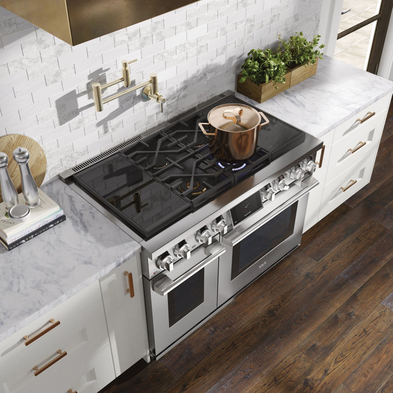 36-Inch Dual-Fuel Pro Range With Steam-Combi Oven And Sous Vide