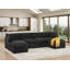 Canapé modulaire de coin avec repose-pieds Annai-1205132644