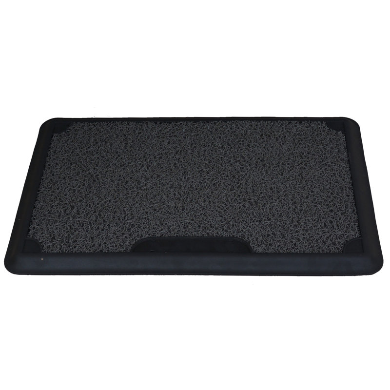 Mahomet Non-Slip Outdoor Doormat, Grey