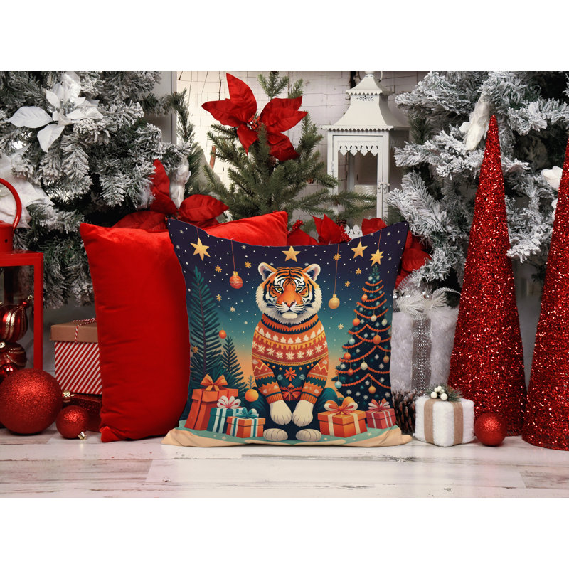  Coussin décoratif intérieur / extérieur en polyester Autre / Sans motif, 14 po x 14 po