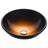 Kraus Copper Illusion Glass Vessel Sink with Pop-Up Drain and Mounting Ring-711436000