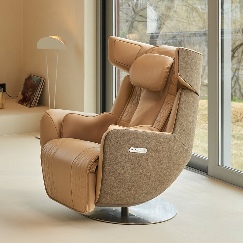Fauteuil de massage chauffant Nouhaus, Brun