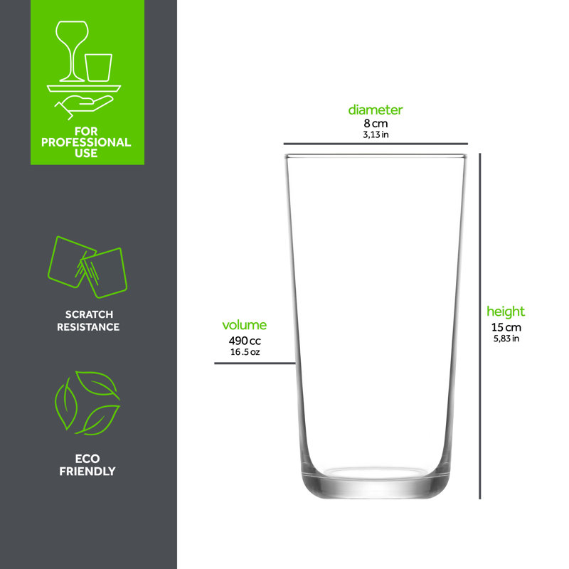 Bologna Long Drink Glass