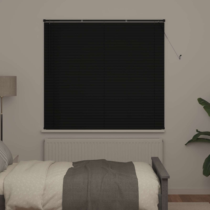 Venetian Blind, 150cm W x 150cm L, Black