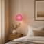 Luminaire suspendu à cordon réglable en fil d'aluminium rose 7,09 po (ampoule E26 chaude incluse)