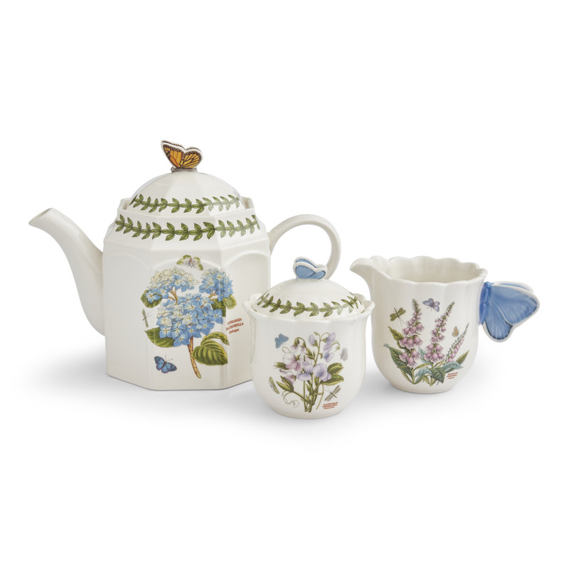 Portmeirion Bouquet Covered Sugar 8.5Oz