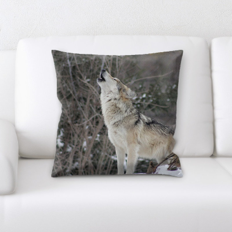 Coussin loup