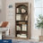 Dorset 5-Shelf Bookcase In Salt Oak-67286808
