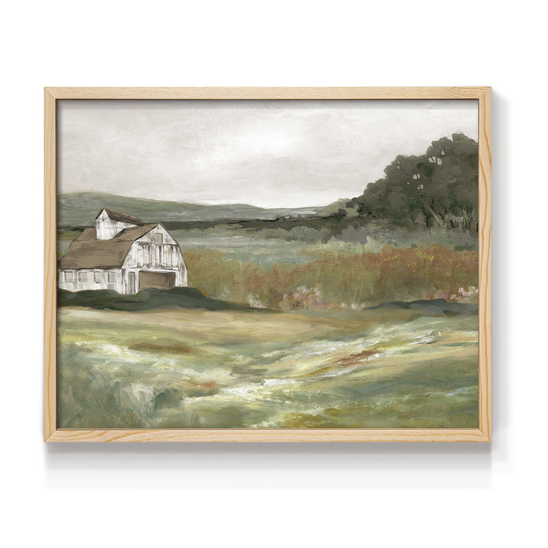 Après-midi à la ferme - Reproduction encadrée - Restickable, Naturel, H 22 po x l 28 po