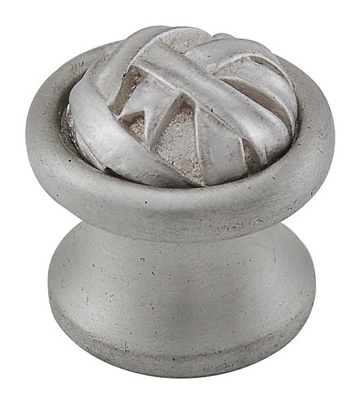 Cilento Mushroom Knob, Satin Nickel, 1" H x 1" W x 1" D