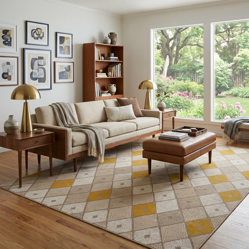 Konya Botkins Rug, Rectangle 9' x 12'