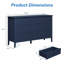 120 cm W Chest of 6 Drawers-1259694047