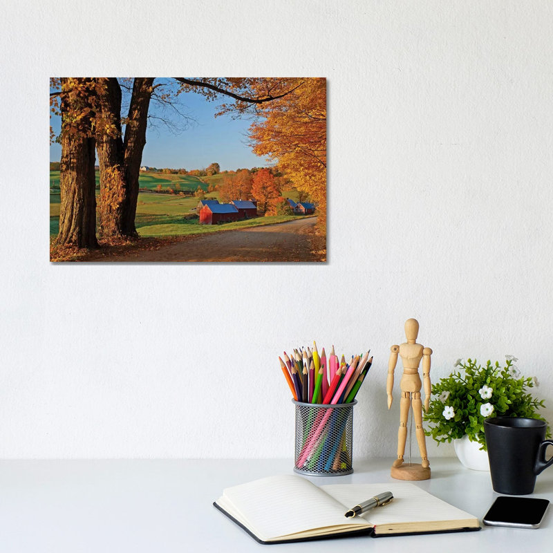 Autumn Sunrise by Brian Wolf - Wrapped Canvas Print, 20.32cm H x 30.48cm W x 1.91cm D