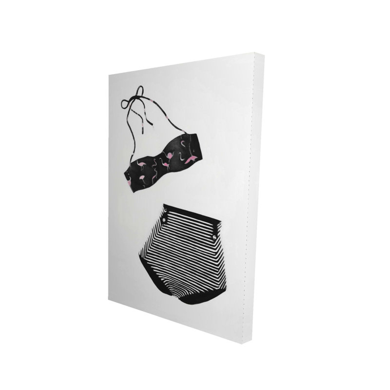 Toile de maillots de bain femme rétro