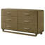 Commode 6 tiroirs Tully Nutmeg