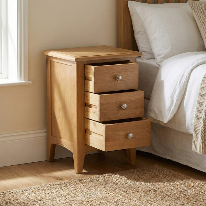 Censu Oak Large Nightstand