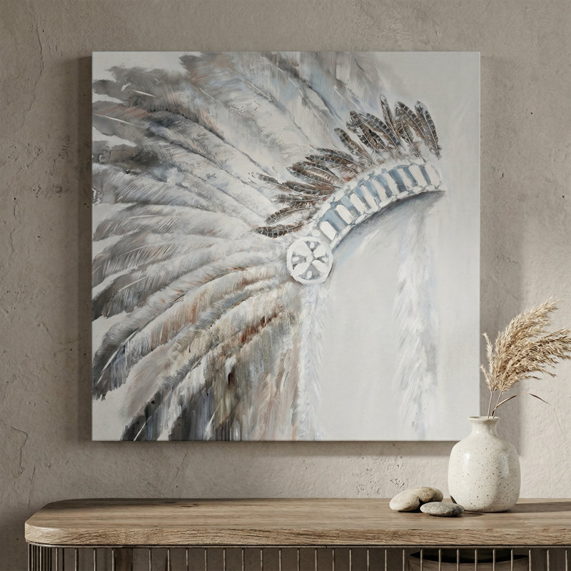 Art mural sur toile neutre