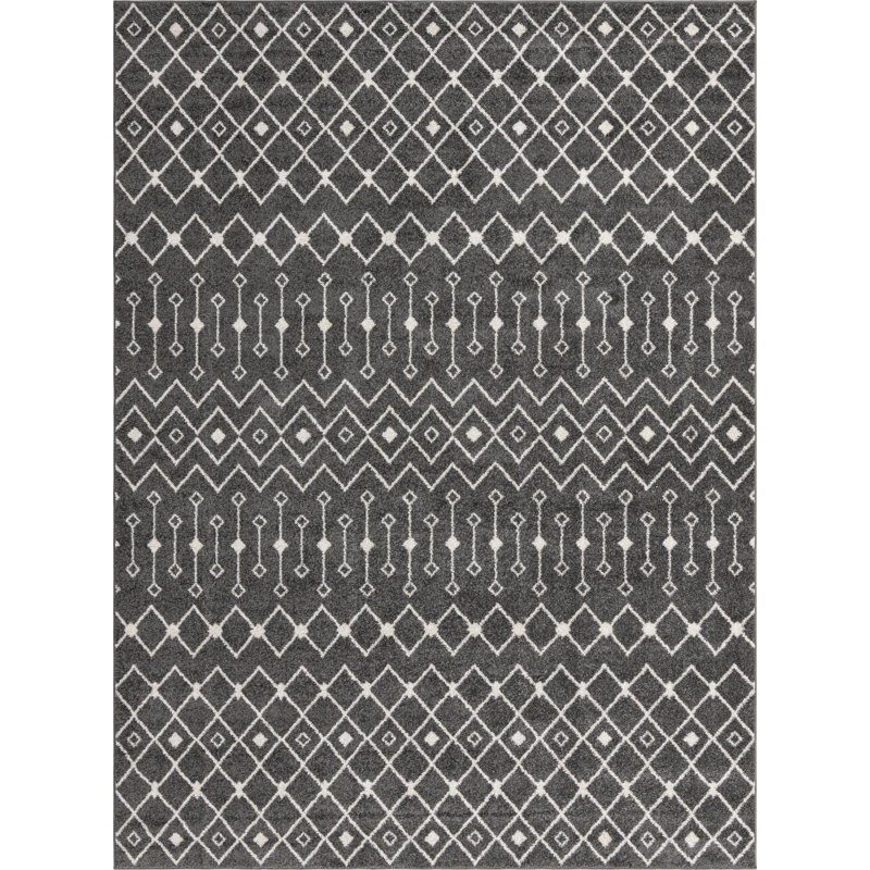 Abstract Indoor Rug, Rectangle 9' x 12'