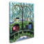« american sel box village », reproduction sur toile tendue-32714302