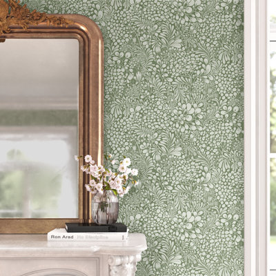 Kopec 33' L x 20.9" W Botanical Wallpaper Roll