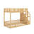 Twin Over Twin Floor Bunk Bed-1636641016