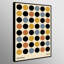 Bauhaus Coloured Circles Abstract - Wrapped Framed Canvas Wall Art-1974874415