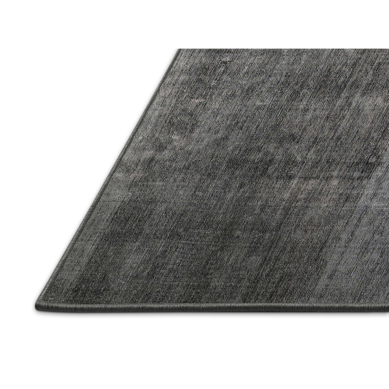 Tapis gris foncé Deese, Rectangle 8 pi x 10 pi