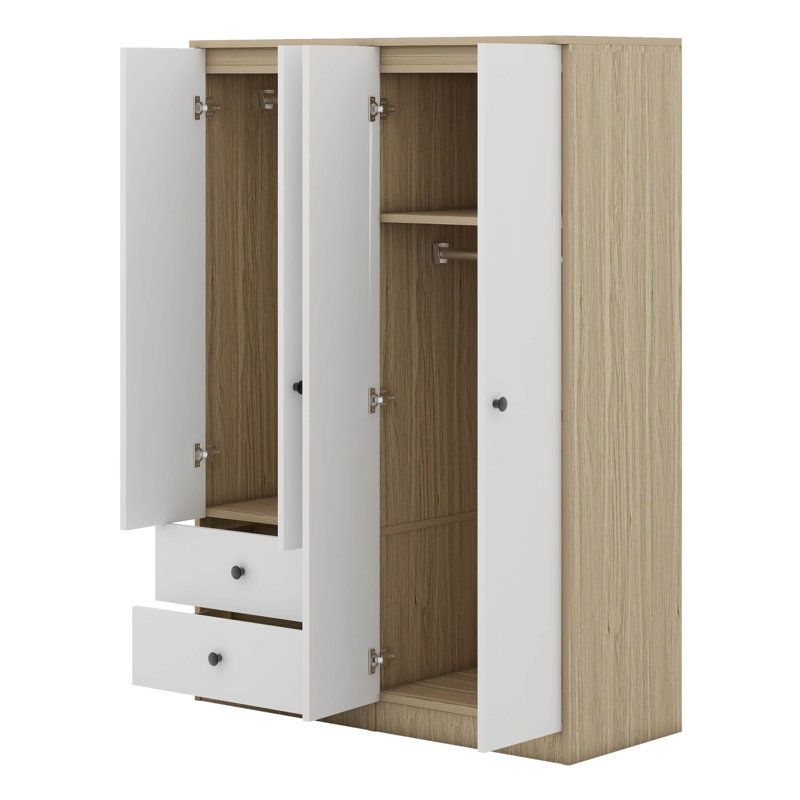 Armoire penderie 4 tiroirs Holman