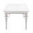 94" White Solid Wood Dining Table