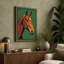 Proud Horse in Profile Retro - Wrapped Canvas-1555406066-1555399429
