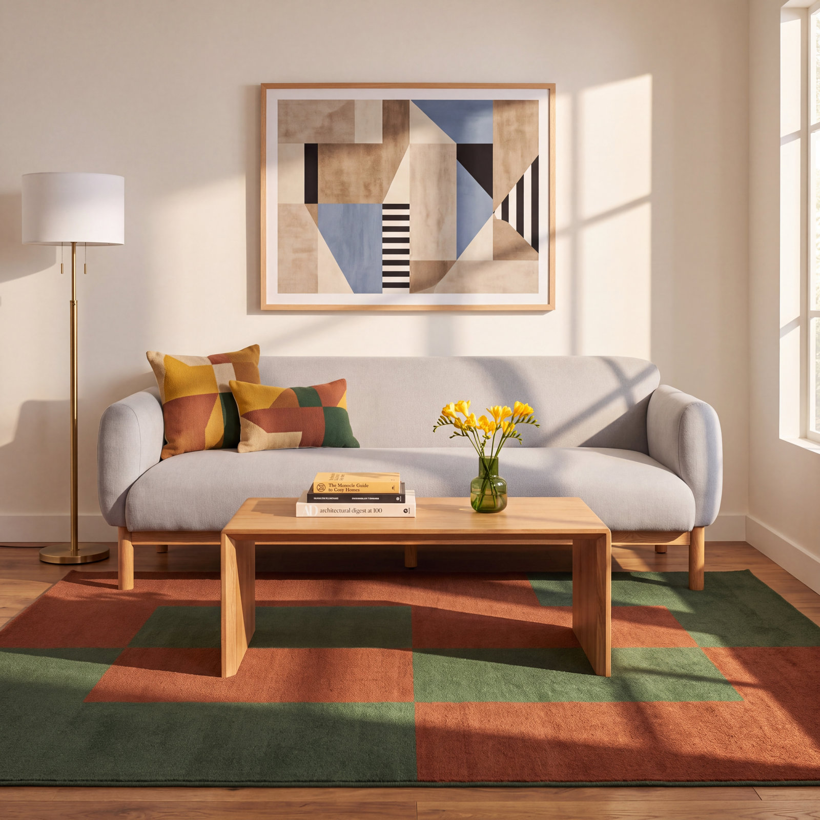 Mattia Sofa, 87" W, Metro Light Gray Linen Blend