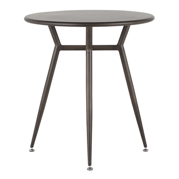 Wade Logan® Palermo Round Metal Dining Table & Reviews | Wayfair