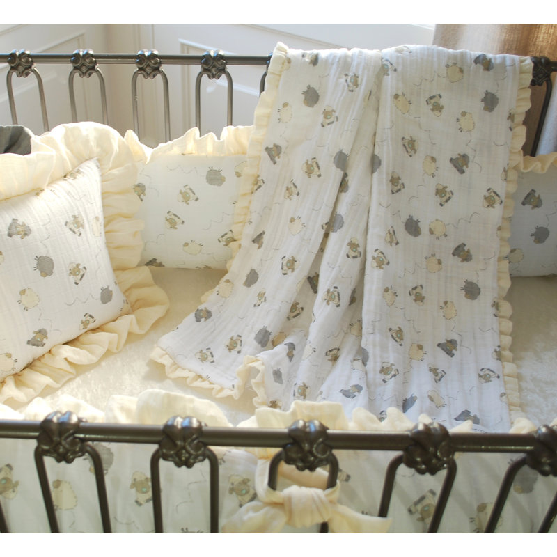 Jupe de lit de bébé Manzanares