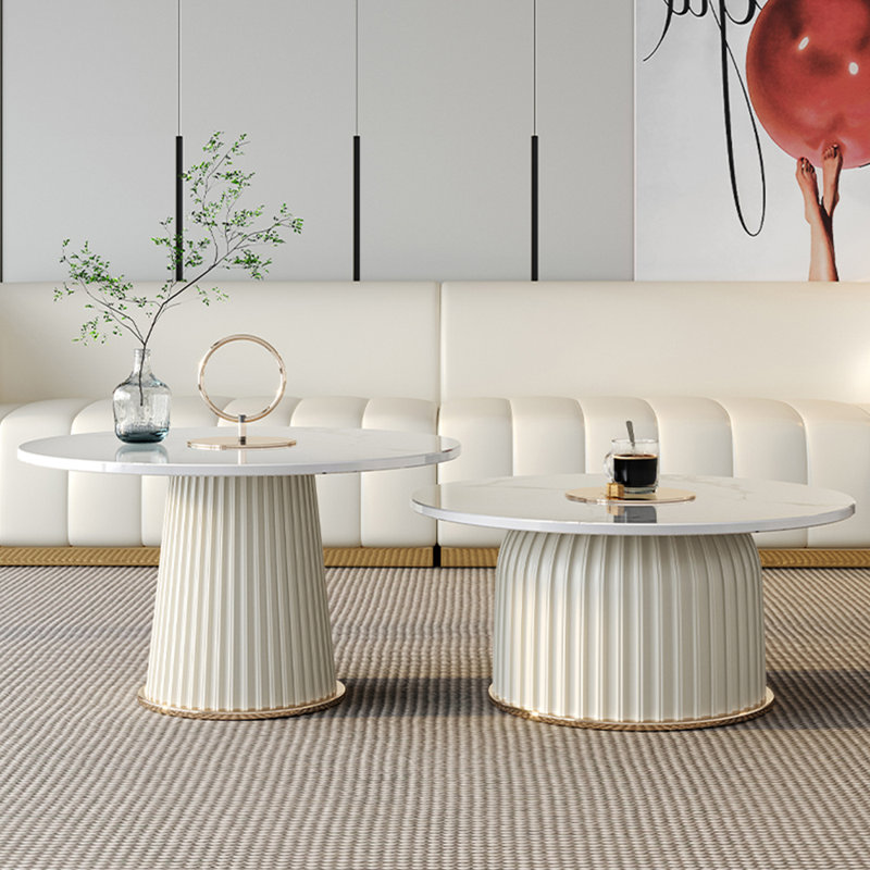 Table de thé crème